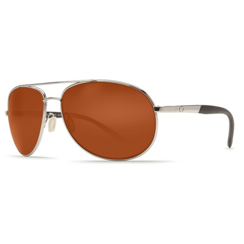 Lunettes Polarisantes COSTA DEL MAR Wingman Palladium Silver 580G Copper