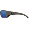 Lunettes Polarisantes COSTA DEL MAR Blackfin Matt Gray 580G Blue Mirror