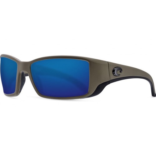 Lunettes Polarisantes COSTA DEL MAR Blackfin Matt Gray 580G Blue Mirror