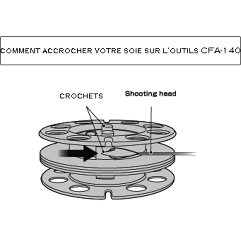Shooting Head Dispenser C&F DESIGN CFA-140