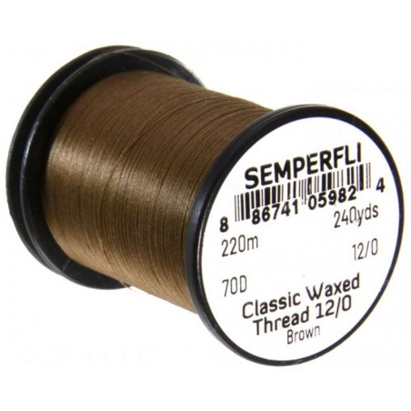 SEMPERFLI Classic Waxed Thread 12/0 220m - Multi coloris