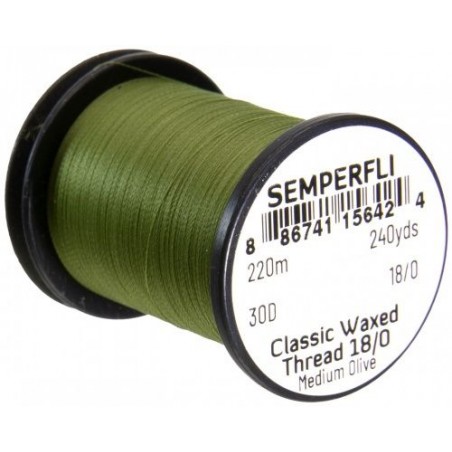 SEMPERFLI Classic Waxed Thread 18/0 220m - Multi coloris