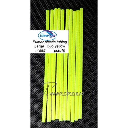 EUMER Plastic Tubing Fluo Yellow