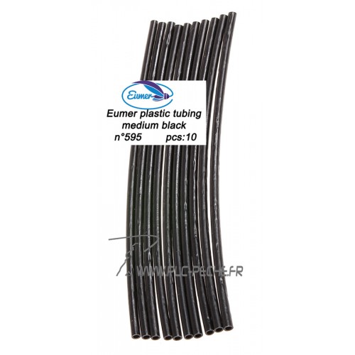 EUMER Plastic Tubing Black
