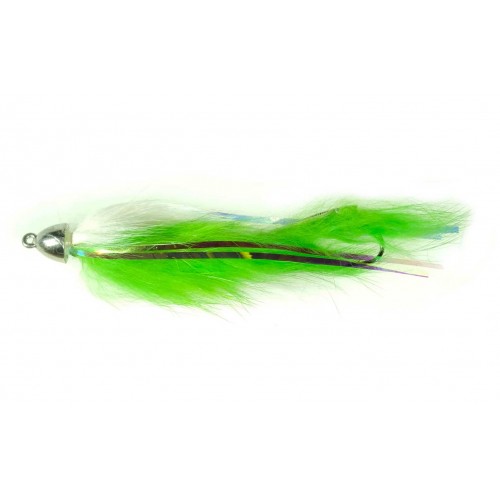 Mouche AQUA FLIES Dolly Llama Chartreuse/White