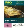 Bas de ligne RIO Pike/Musky Fluoro 1,80m