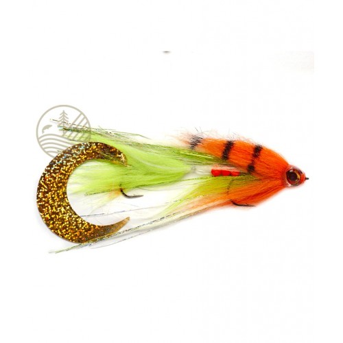 Mouche Brochet P's W/Tail Fire Tiger FULLING MILL