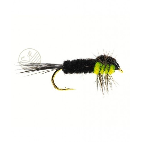 Mouche Montana Green Fluorescent FULLING MILL