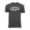 T-shirt SIMMS Logo Frame Charcoal Heather
