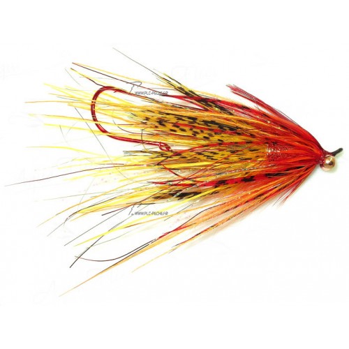 Mouche AQUAFLIES Steelhead Mini Intruder Yellow/Orange