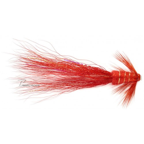 Mouche Saumon FULLING MILL Red Snaelda