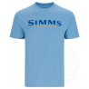 T-shirt SIMMS Logo Lt. Blue Heather