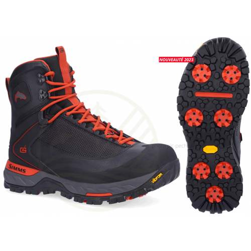 Chaussure de Wading SIMMS G4 Pro Powerlock Vibram