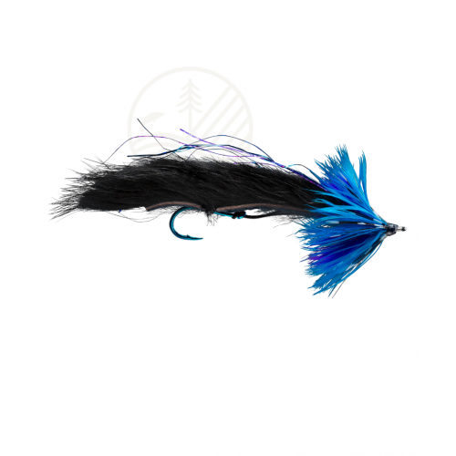 Mouche RIO String Leech Black & Blue