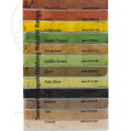 SEMPERFLI Kapok Dry Fly Dubbing Natural Selection