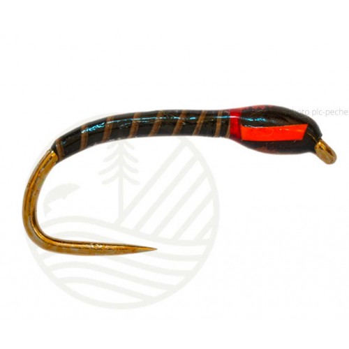 Mouche FULLING MILL Nymphe KJ Quill BUz Org B/L S12