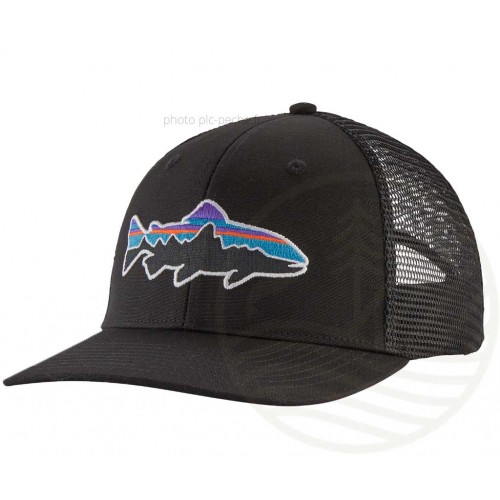 Casquette Fitz Roy PATAGONIA Trucker Hat Black