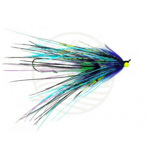 Mouche Steelhead Stu's Ostrich intruder Blue/Purple