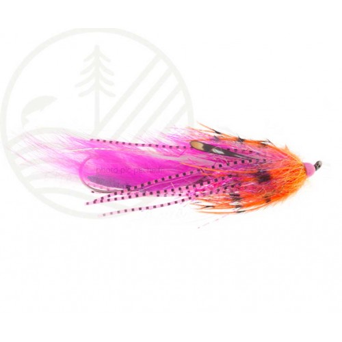 Mouche Steelhead Mini Intruder Dirty Hoh Orange/Pink