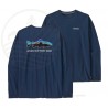 T-Shirt PATAGONIA Home Water Trout Responsibili-Tee Lagom Blue
