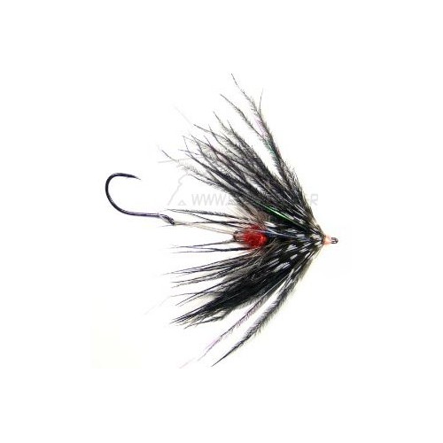 Mouche Steelhead AQUAFLIES Intruder Fish Taco Black