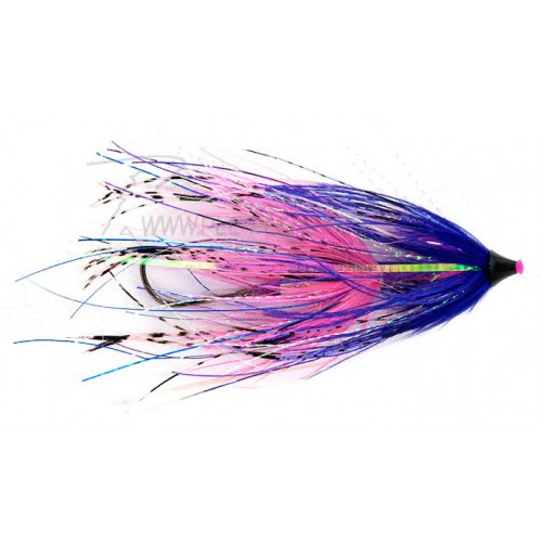 Mouche saumon AQUA FLIES king Stu's chinook intruder Pink / Purple
