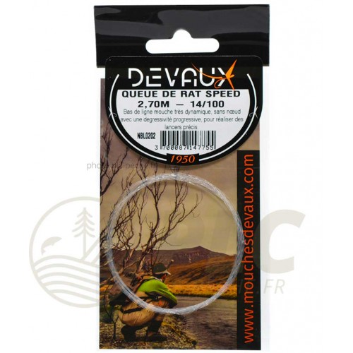 Bas de Ligne DEVAUX Queue de rat Speed 3,70 m