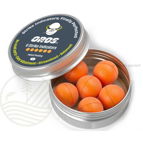 OROS Strike Indicator Pack de 6 Orange (en boite)