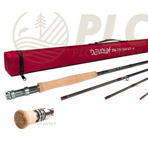 Canne à mouche DEVAUX T54 9'6 soie 2/3