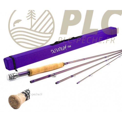 Canne à mouche DEVAUX T56 Nymph 9'8 soie de 2/3