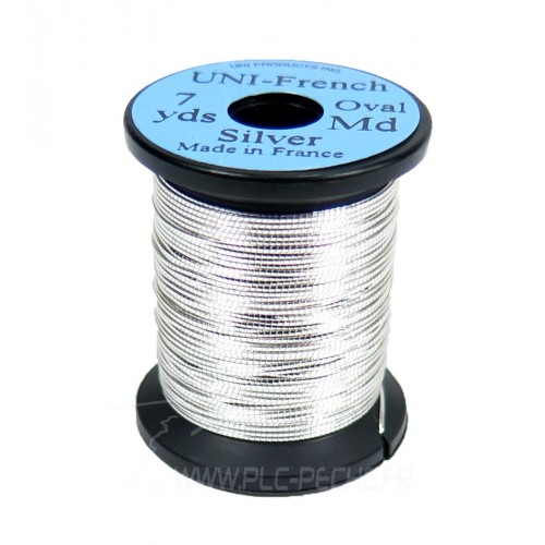 Tinsel UNI French Oval Silver