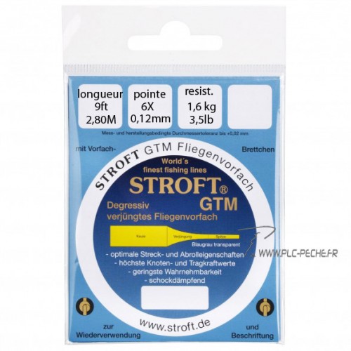 Bas de ligne STROFT gtm 9' (2,80m)