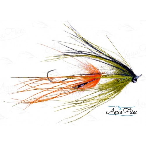 Mouche steelhead Jerry's intruder olive/orange