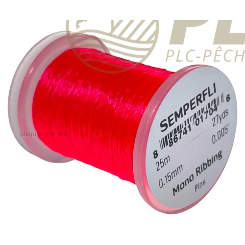 Fil Tinsel SEMPERFLI Mono Ribbing 0.15mm