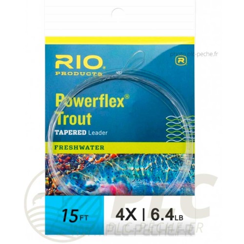 Bas de ligne RIO Powerflex Trout 15´(4,60 m)