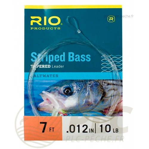 Bas de ligne RIO Stripped Bass 7' (2,10m)