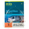 Bas de ligne RIO Stripped Bass 7' (2,10m)