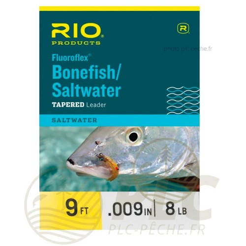 Bas de ligne RIO Bonefish Fluoroflex 9' (2,70 m)