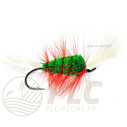 Mouche FULLING MILL Saumon Bomber green