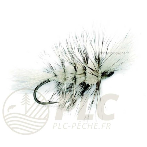Mouche Saumon FULLING MILL Bomber white