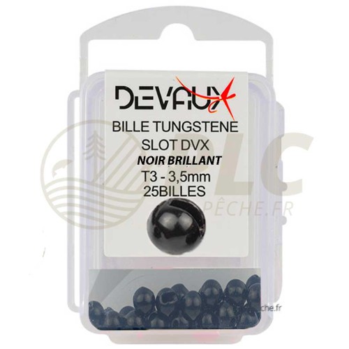 Billes Tungstene Slot DEVAUX Noir Brillant
