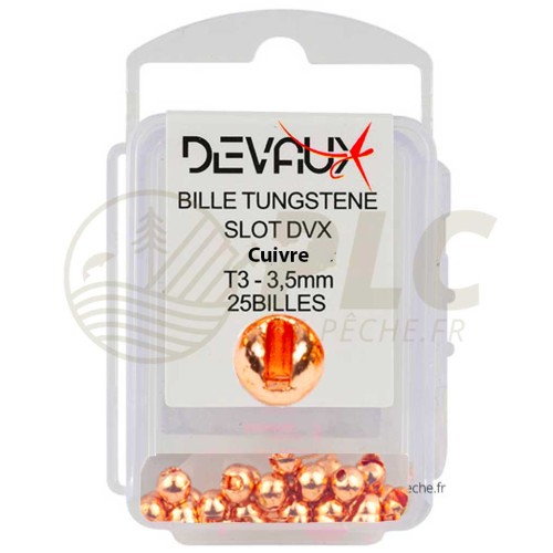 Billes Tungstene Slot DEVAUX Cuivre