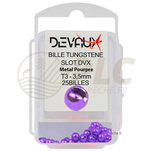 Billes Tungstene Slot DEVAUX Metal Pourpre