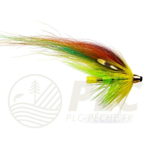 Mouche Saumon Tube Fly Green TD Highlander