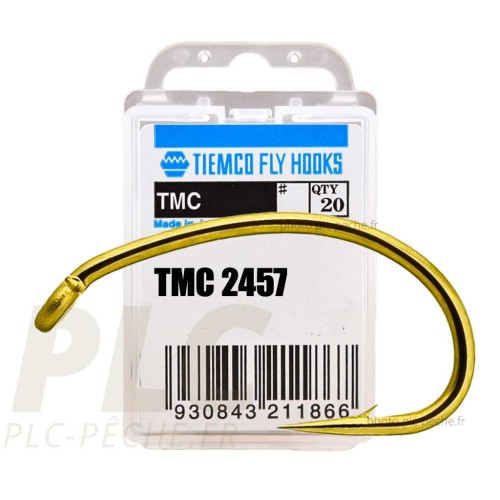 Hameçon mouche TIEMCO TMC 2457 Extra fort de fer