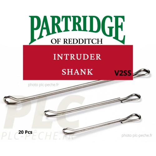 Hameçon PARTRIDGE Intruder Shank v2ssue Finition inox