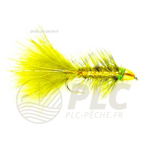 Mouche FULLING MILL Streamer Golden Bullet Olive Flash