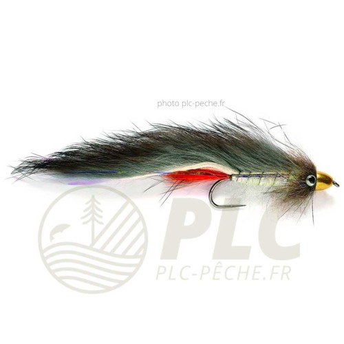 Mouche Streamer FULLING MILL Tungsten Bullet Zonker B/L