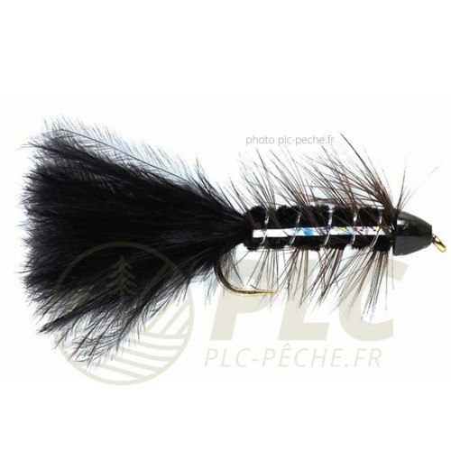 Mouche Streamer FULLING MILL Bullet Black