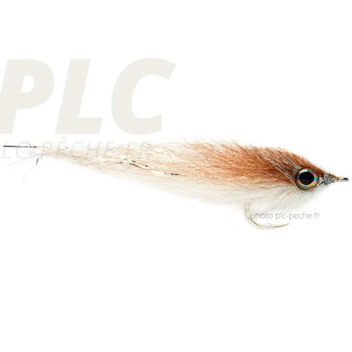 Mouche Mer FULLING MILL Salty Mullet Tan & White S1/0